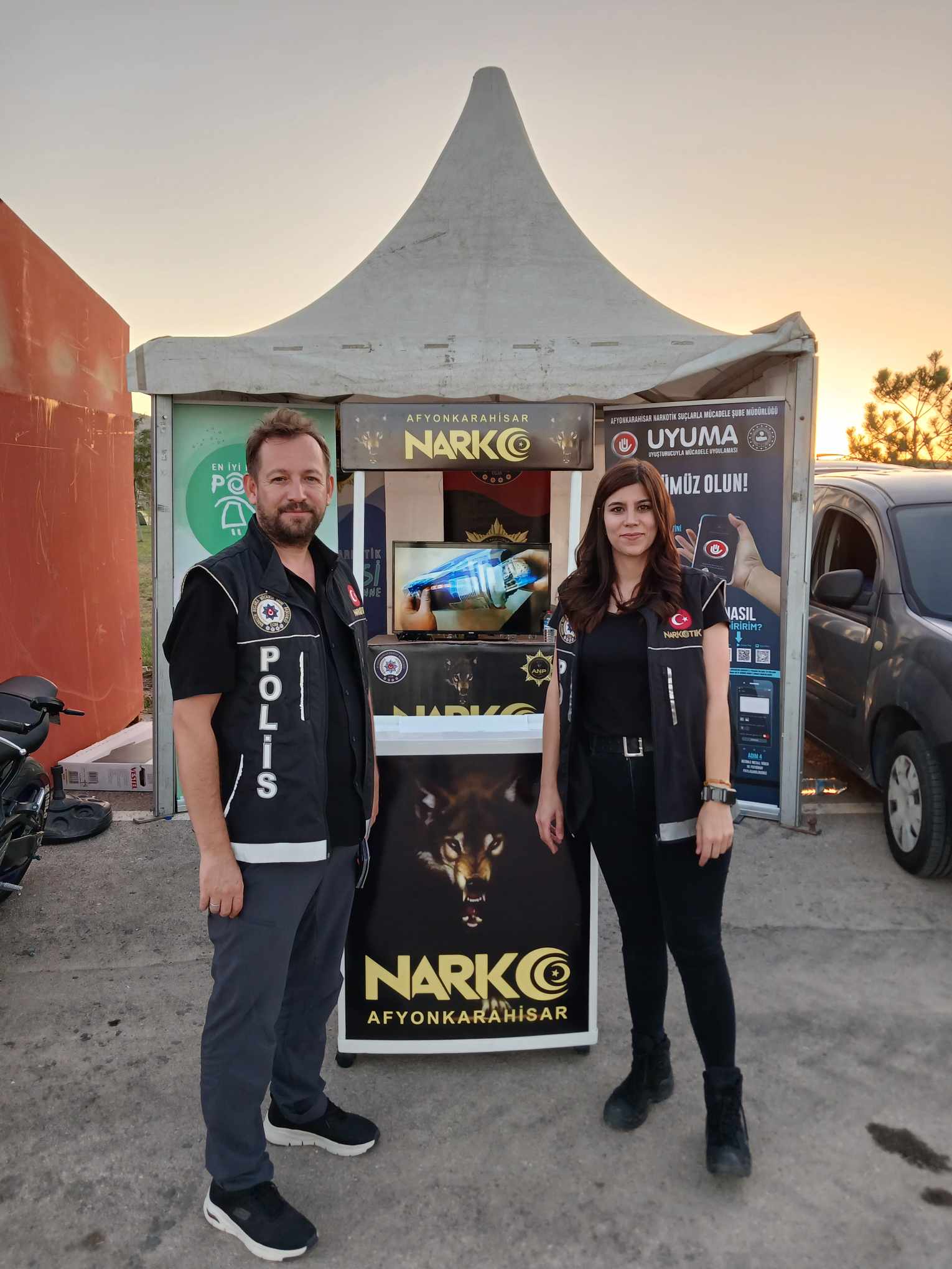 Narkotik Motofest'te de bilgilendiriyor