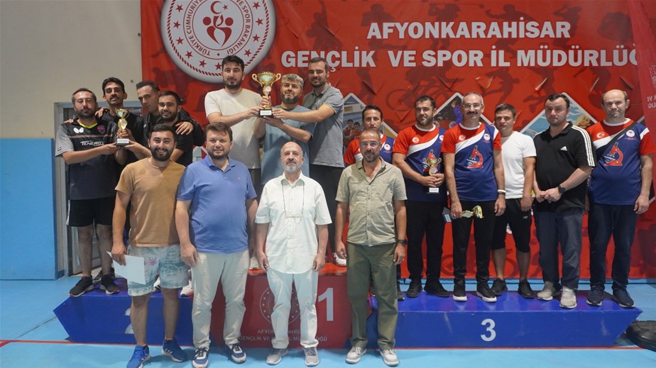 Kamu Spor Oyunları İl Birinciliği masa tenisi müsabakaları tamamlandı