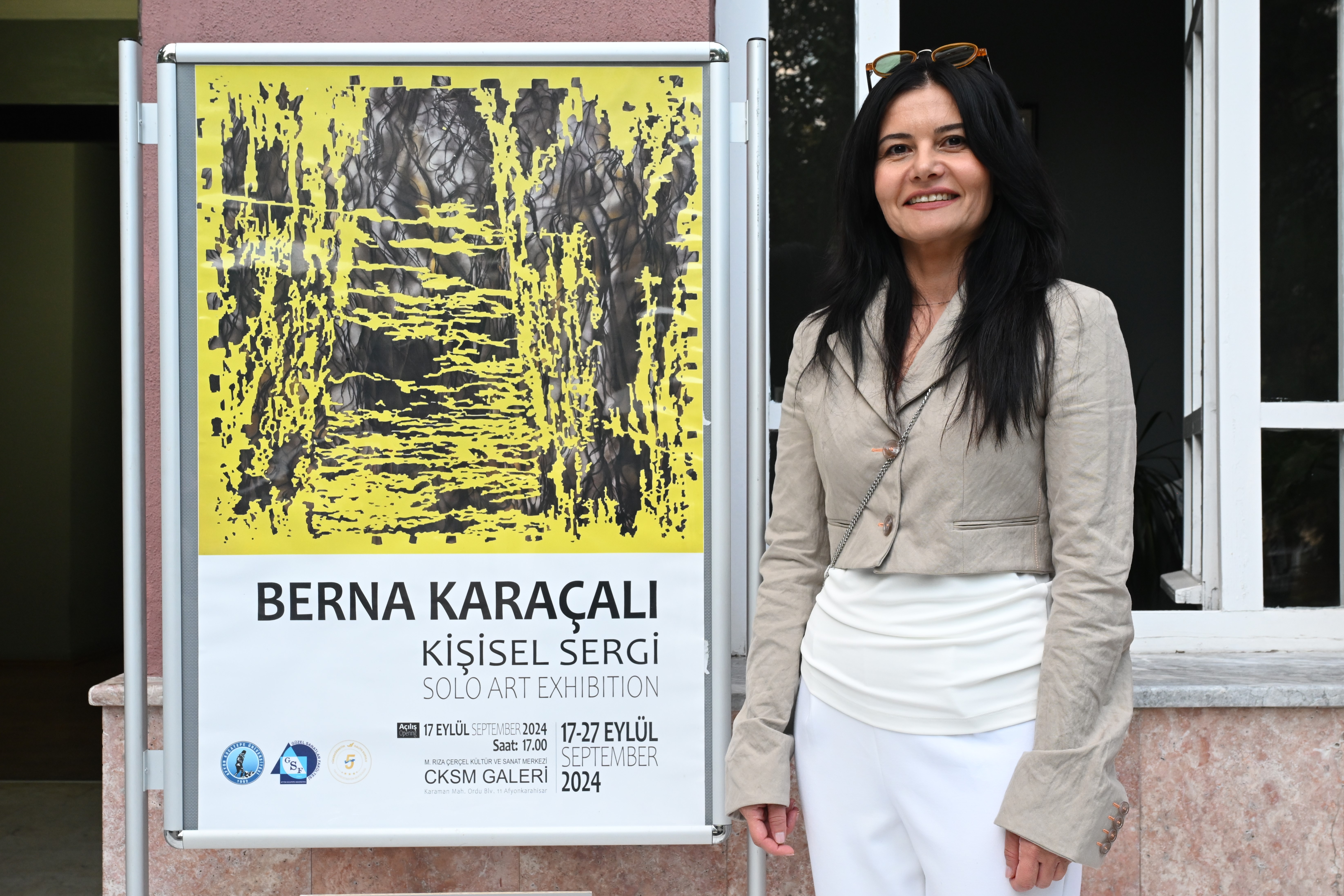 Doç. Berna Karaçalı’nın Kişisel Sergisi Açıldı