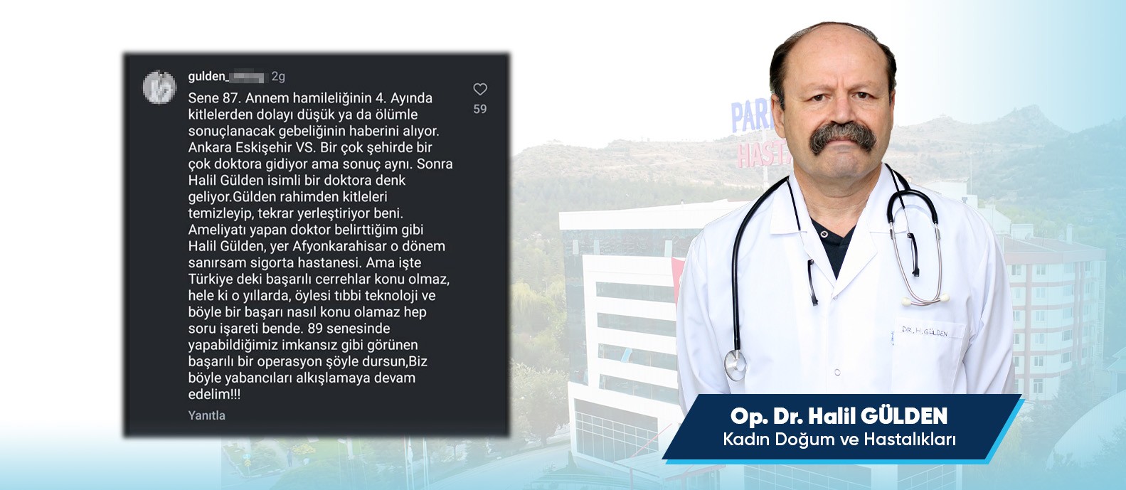 ADINI 37 YIL ÖNCE DOĞUMUNU GERÇEKLEŞTİREN DOKTORUNDAN ALDI 