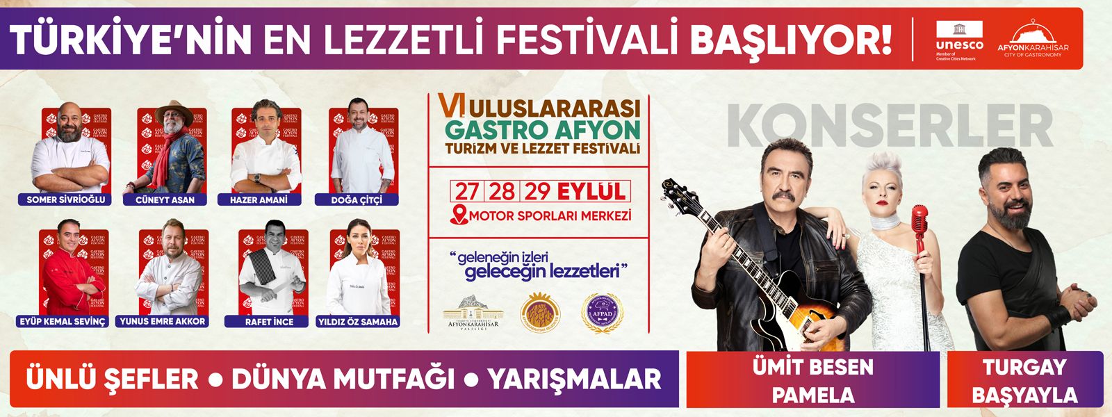  6. ULUSLARARASI GASTROAFYON TURİZM VE LEZZET FESTİVALİ BAŞLIYOR