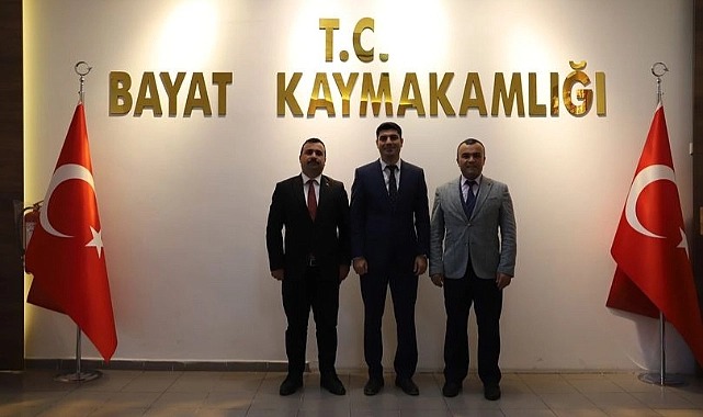 Tanyeri ve Serçe'den Kaymakam Öztürk'e ziyaret