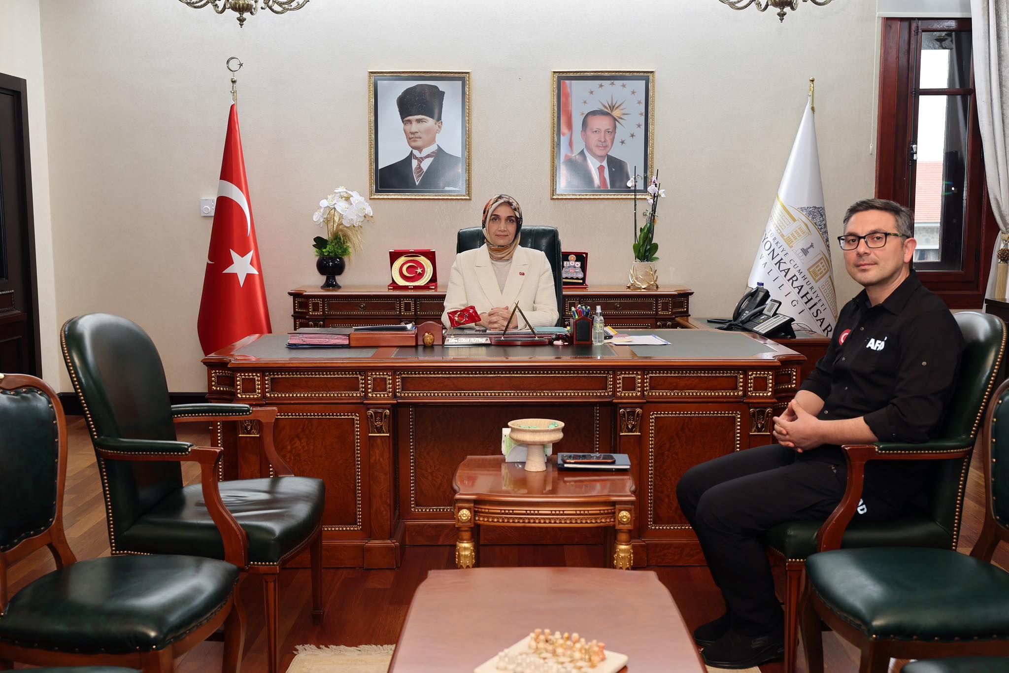 Vali Yiğitbaşı, Yeni AFAD İl Müdürü Altındal'ı Kabul Etti