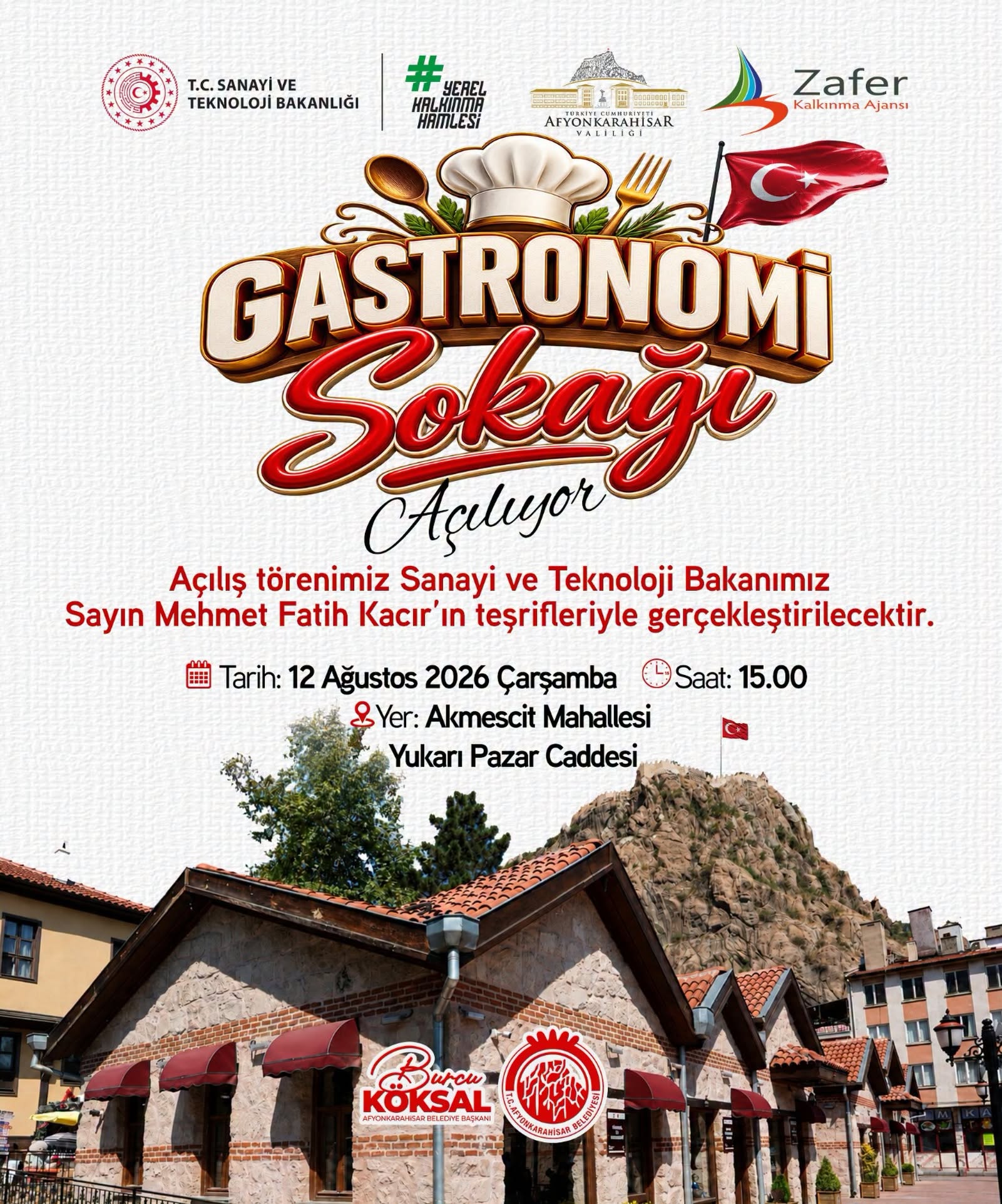 Gastronomi Sokağı Açılıyor