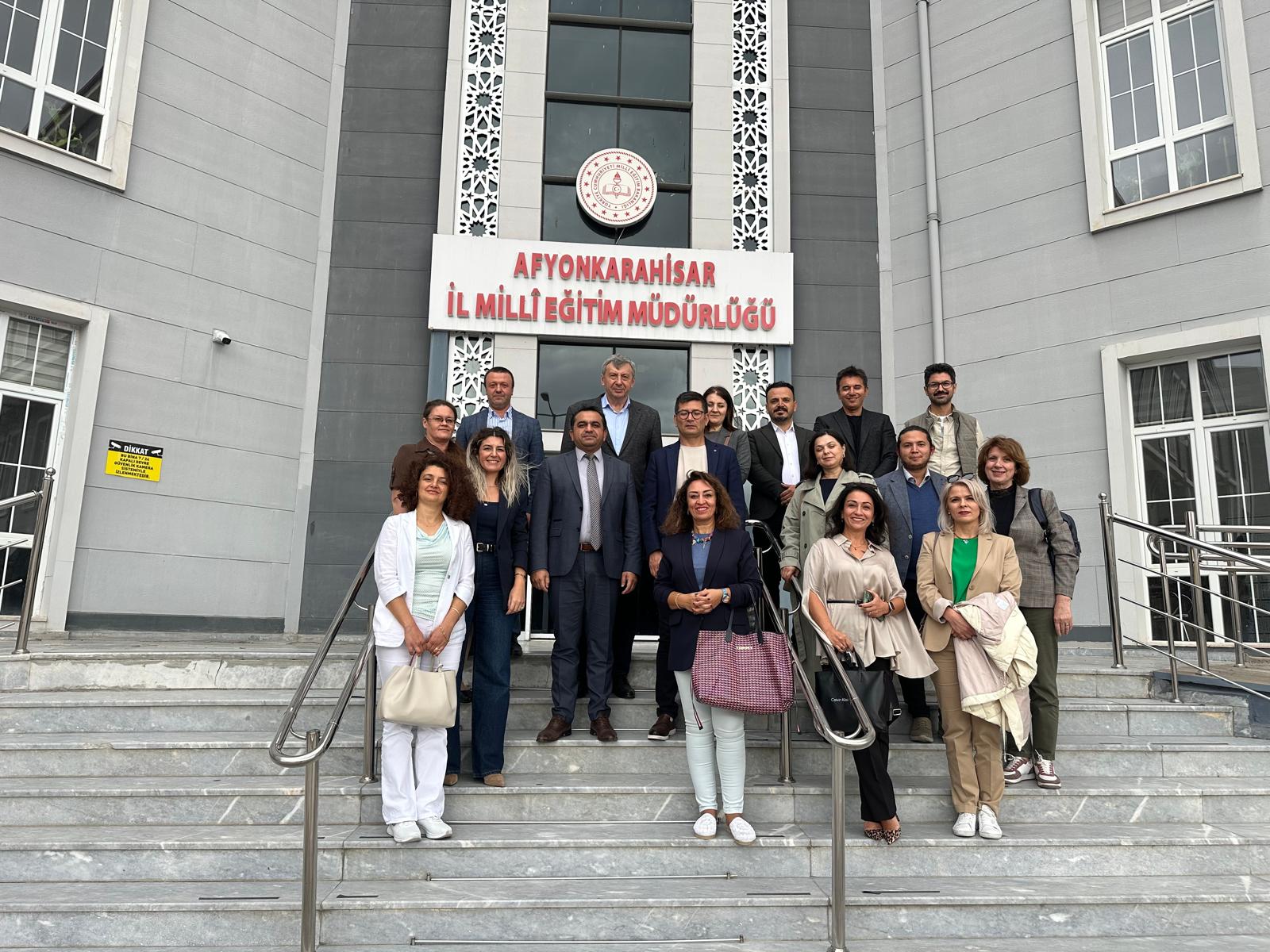 Proje Ortaklarından, Milli Eğitim Müdürlüğü'ne Ziyaret