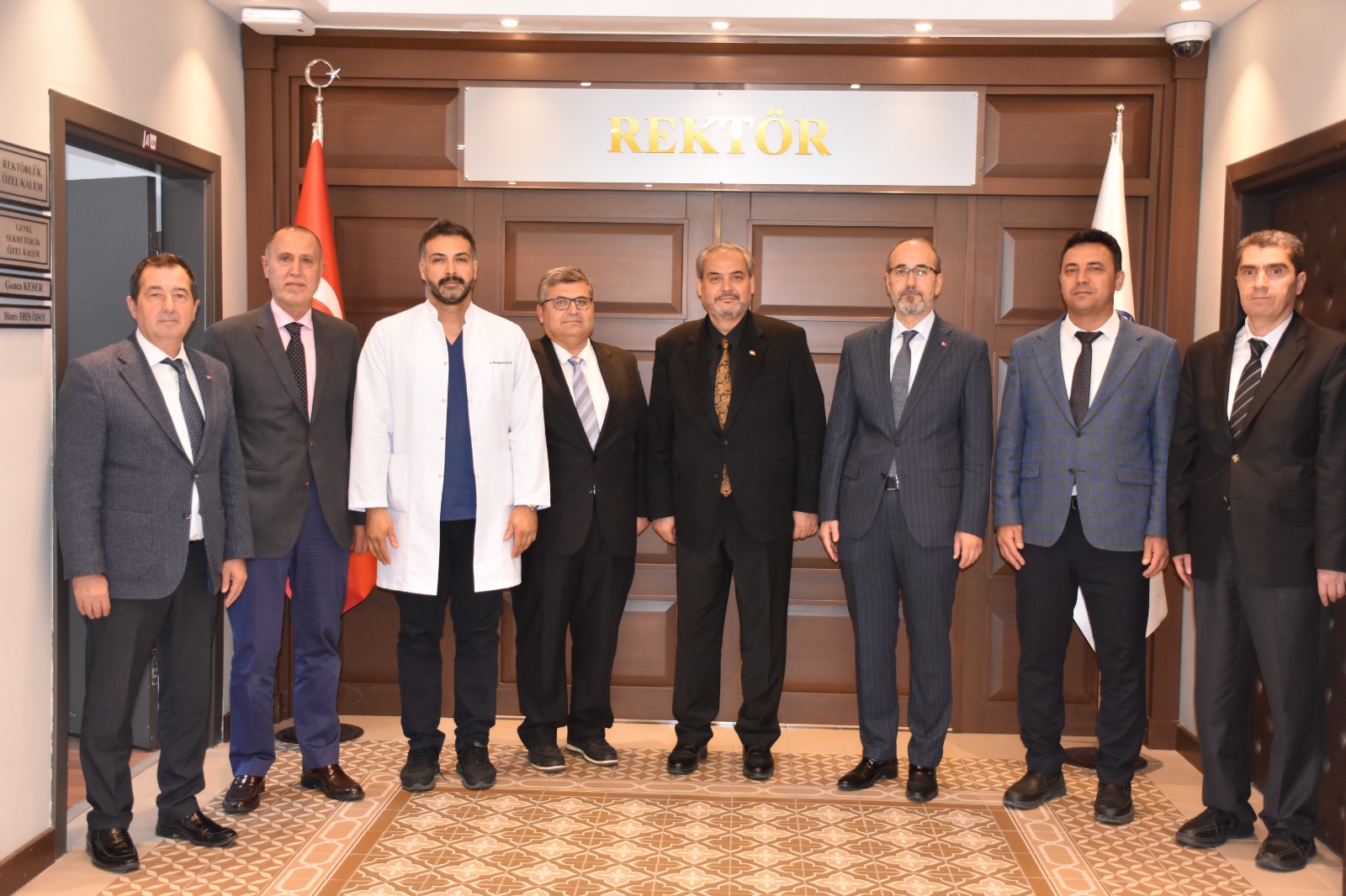 Öztürk, Duran ve Acar'dan AFSÜ Rektörü Aslan'a Ziyaret