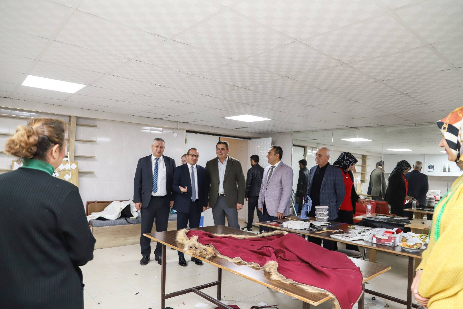 Yücel ve Altuntaş'tan Kursiyerlere Ziyaret