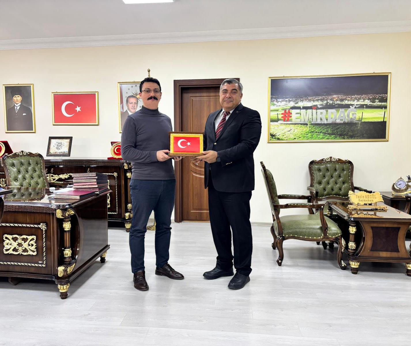 Sünnetci'den Emirdağ Kaymakamı ve Belediye Başkanına Ziyaret