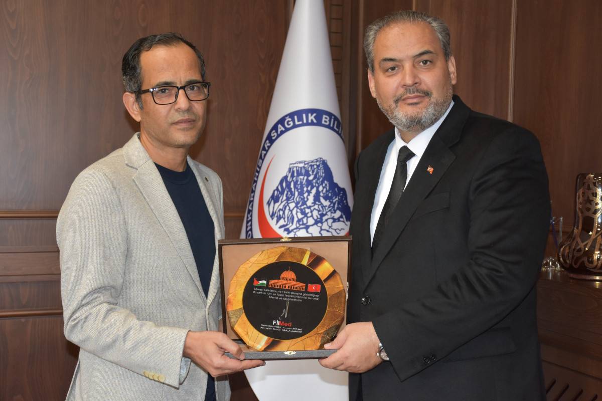 AFSÜ'nün Filistin Davasına Desteğine Teşekkür Geldi