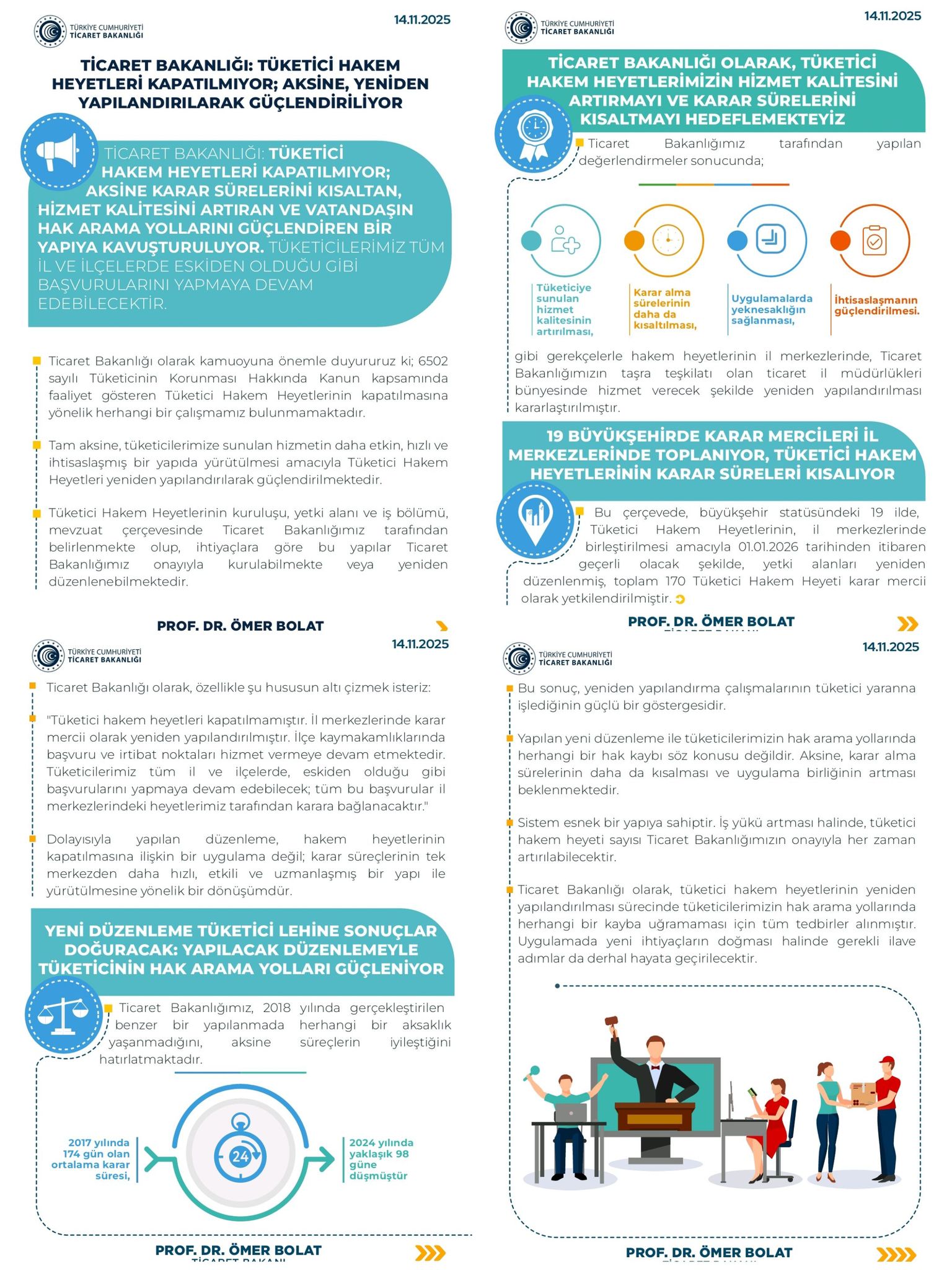 Tüketici Hakem Heyetleri kapatılmıyor