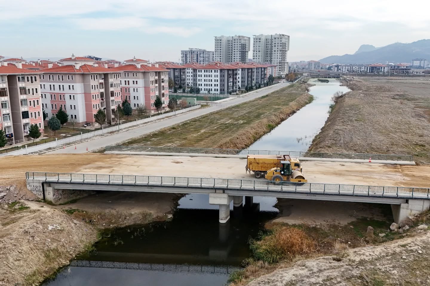Dörtyol Mahallesinde alternatif yol bağlantısı çalışmalarına başlandı
