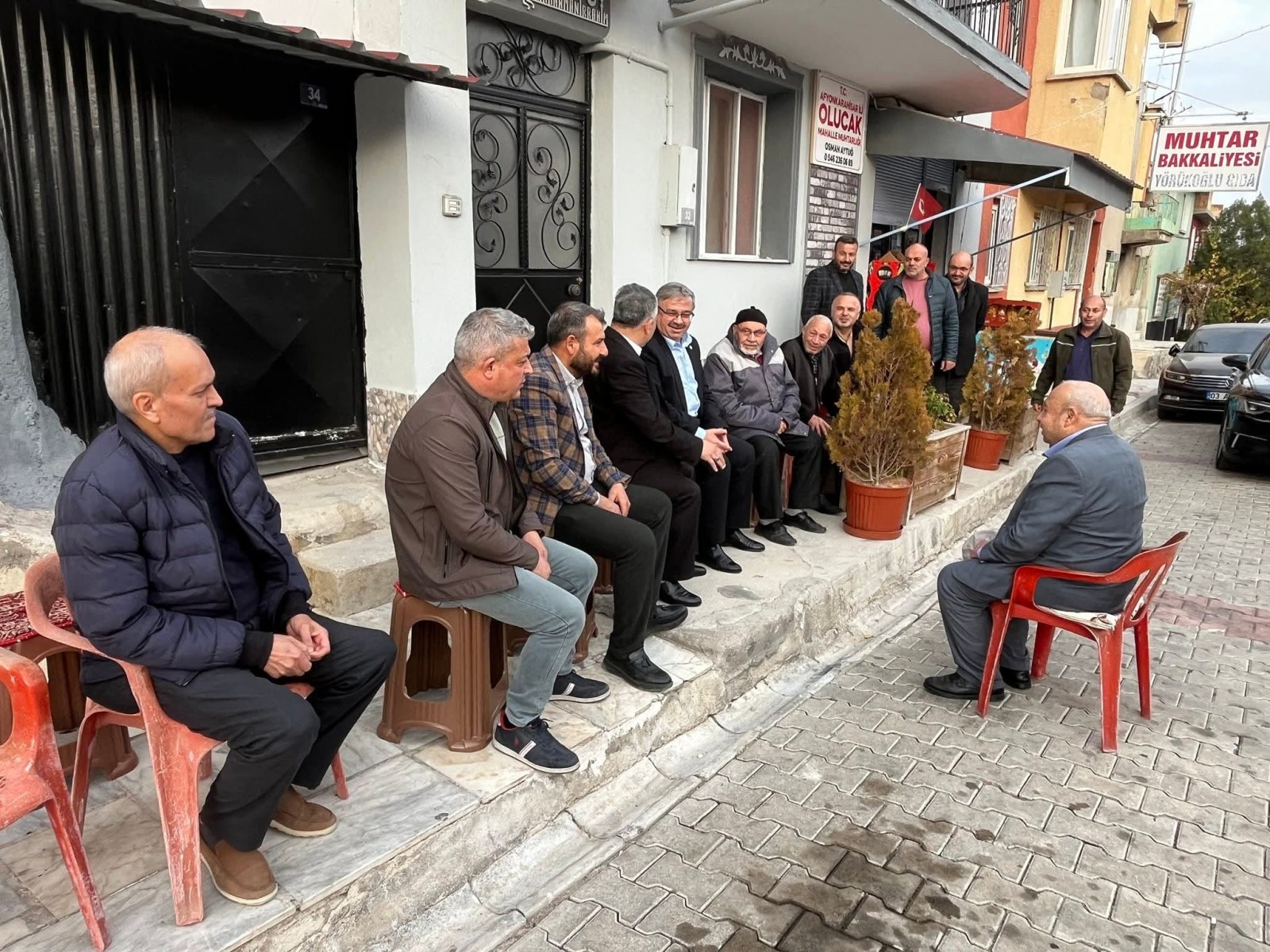 Yurdunuseven Olucak Mahallesinde Vatandaşlarla Buluştu