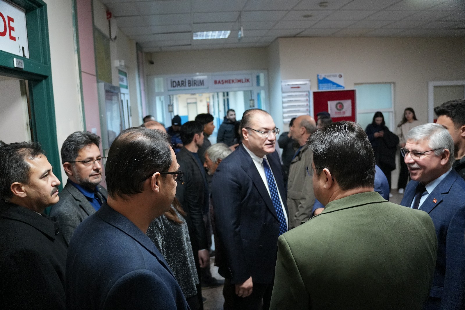 Kaymakam Arıkan ve Başkan Aynacı’dan Yaralılara Geçmiş Olsun Ziyareti