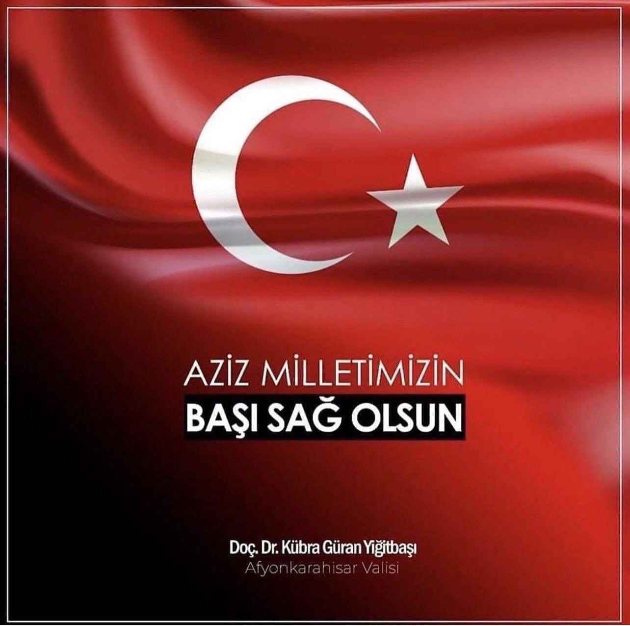 Milletimizin başı sağ olsun