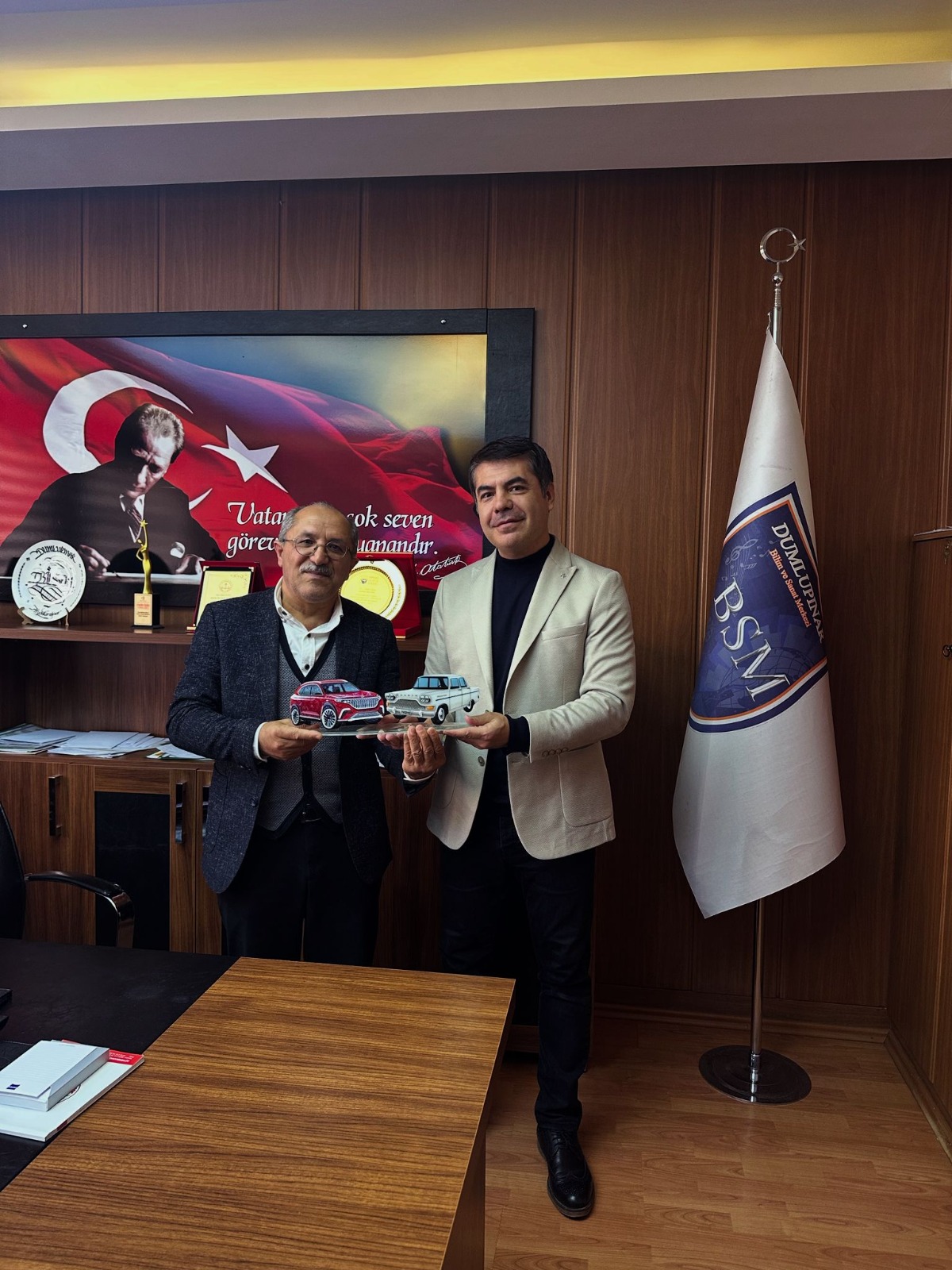 E-Devlet ve TÜRKSAT’ın Kurucusu Osman Dur, Afyonkarahisar'da Ağırlandı