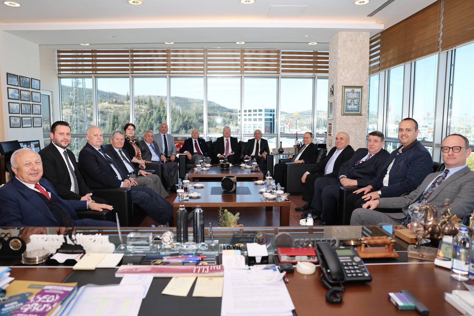 Petrol Ürünleri İşverenler Sendikası'ndan ATSO Ziyareti