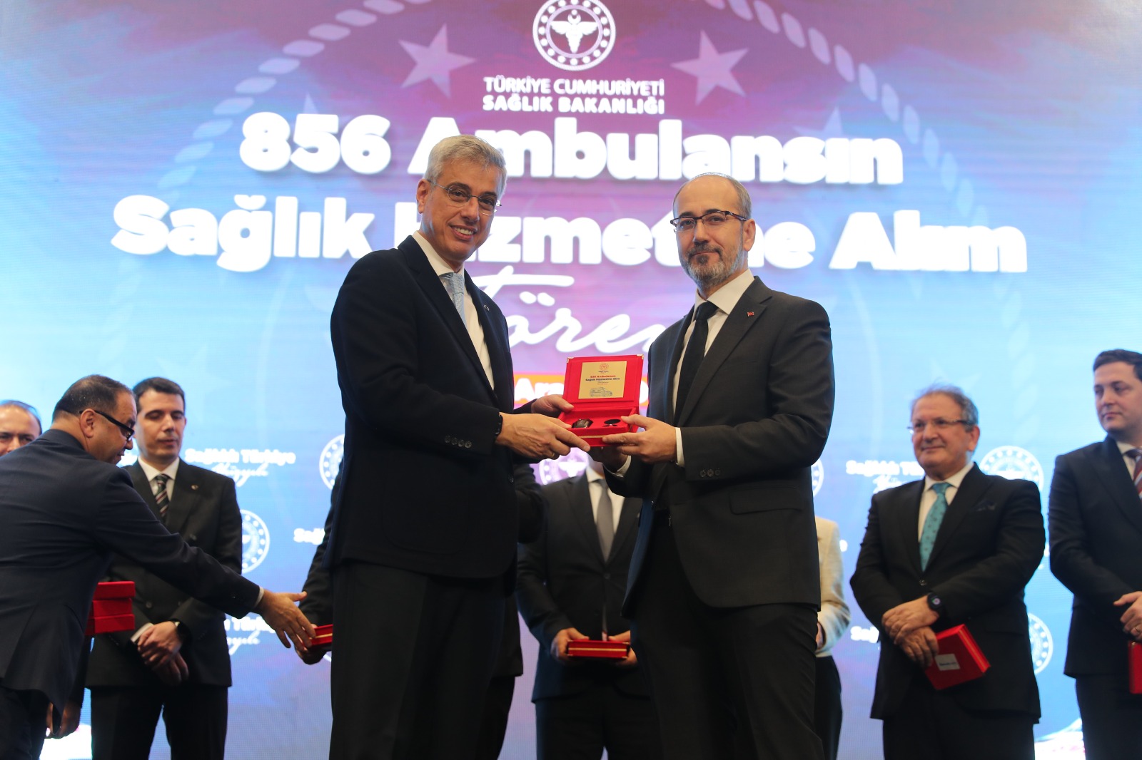 Dr. Öztürk, 856 Ambulansın Hizmete Alım Töreni’ne katıldı
