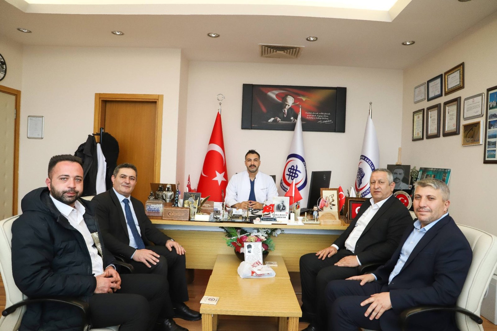 Çobanlar Heyetinden Başhekim Balcı'ya Ziyaret