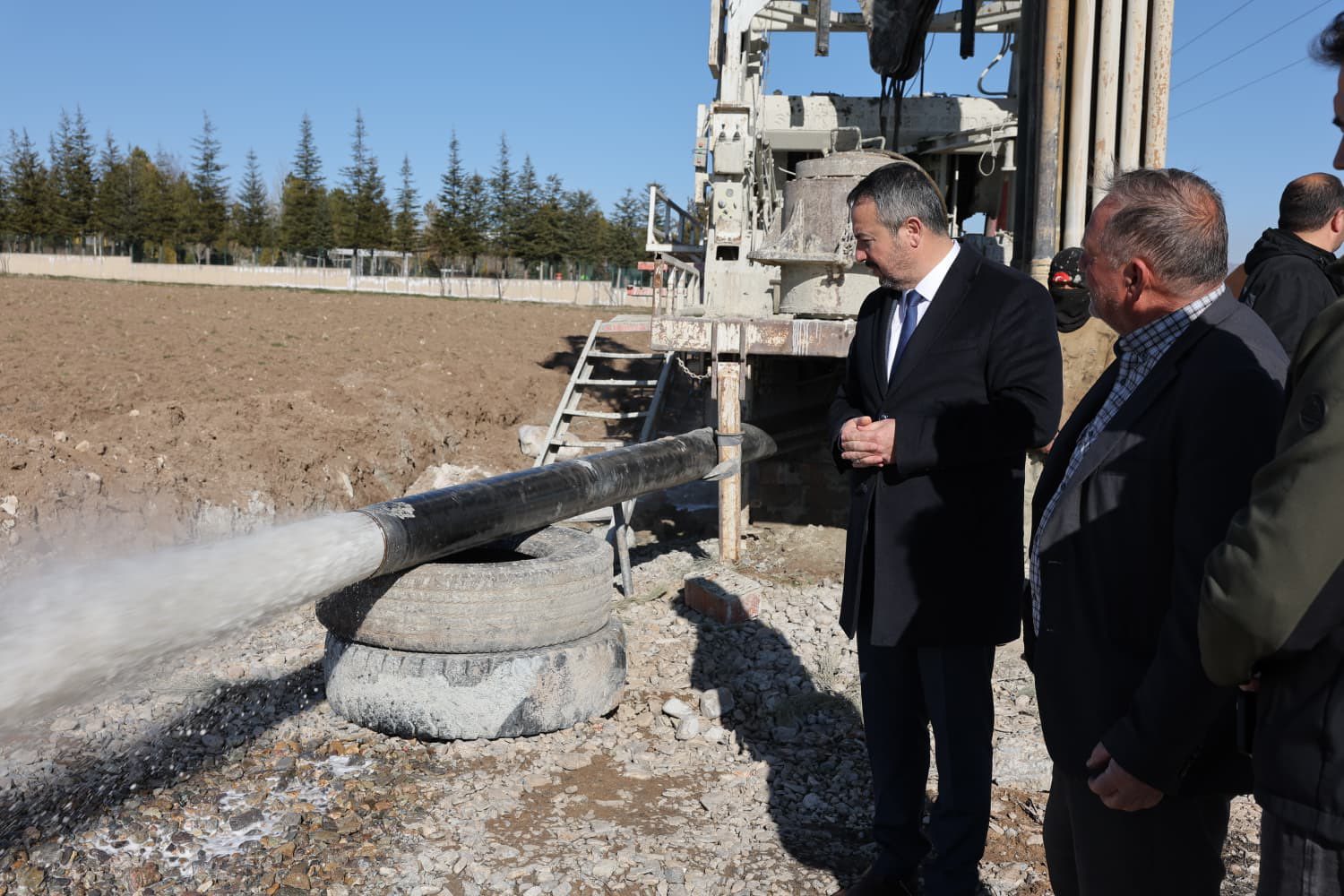 Hüdai Kaplıcasında Yeni Su Kuyusu Hizmete Alındı