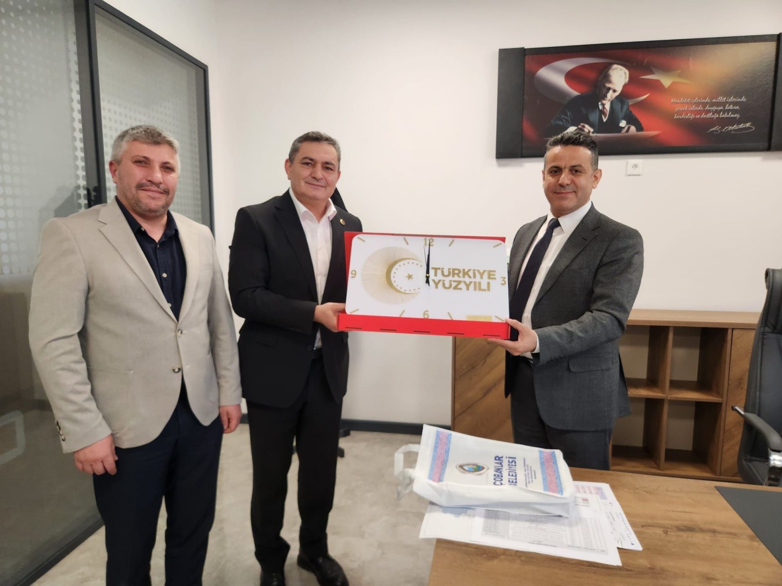 Yapıcıoğlu'na Hayırlı Olsun Ziyareti