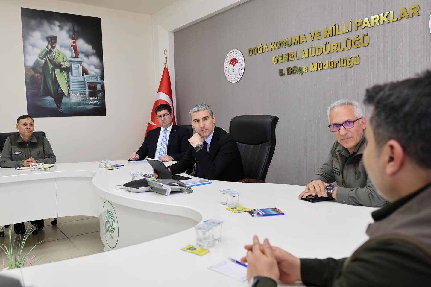 Vali Aktaş, Bölge Müdürü Can'dan Brifing Aldı