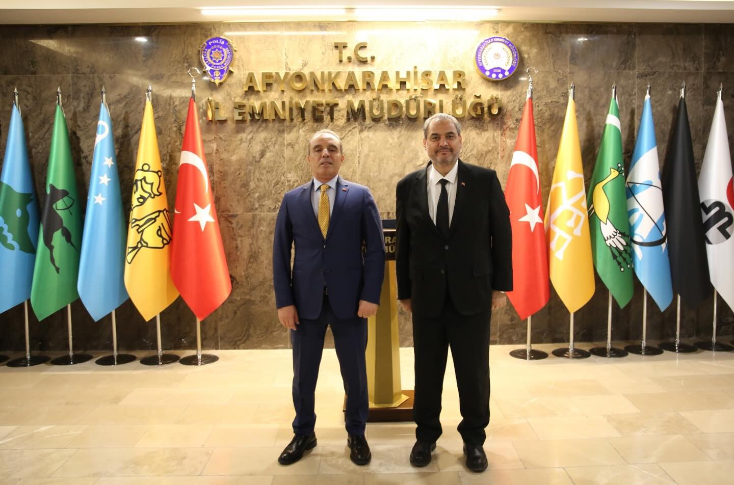 Rektör Aslan, Emniyet Müdürü Erol'u Ziyaret Etti