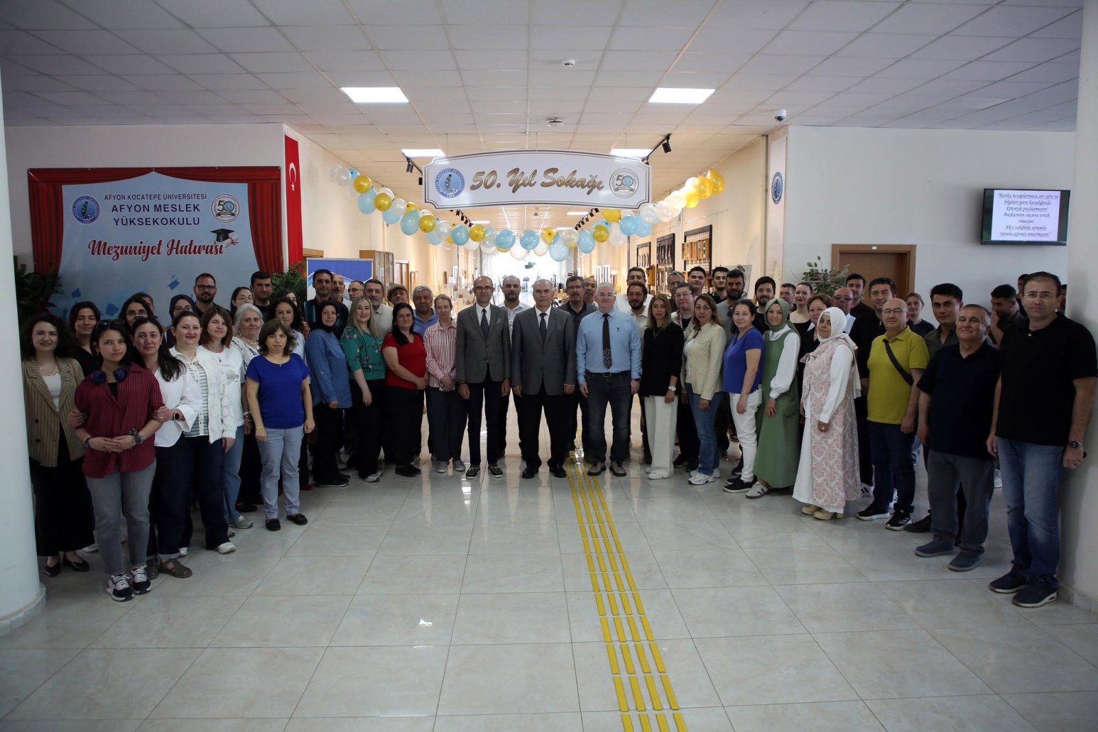 Afyon MYO’da 50. Yıl Sokağı Açıldı