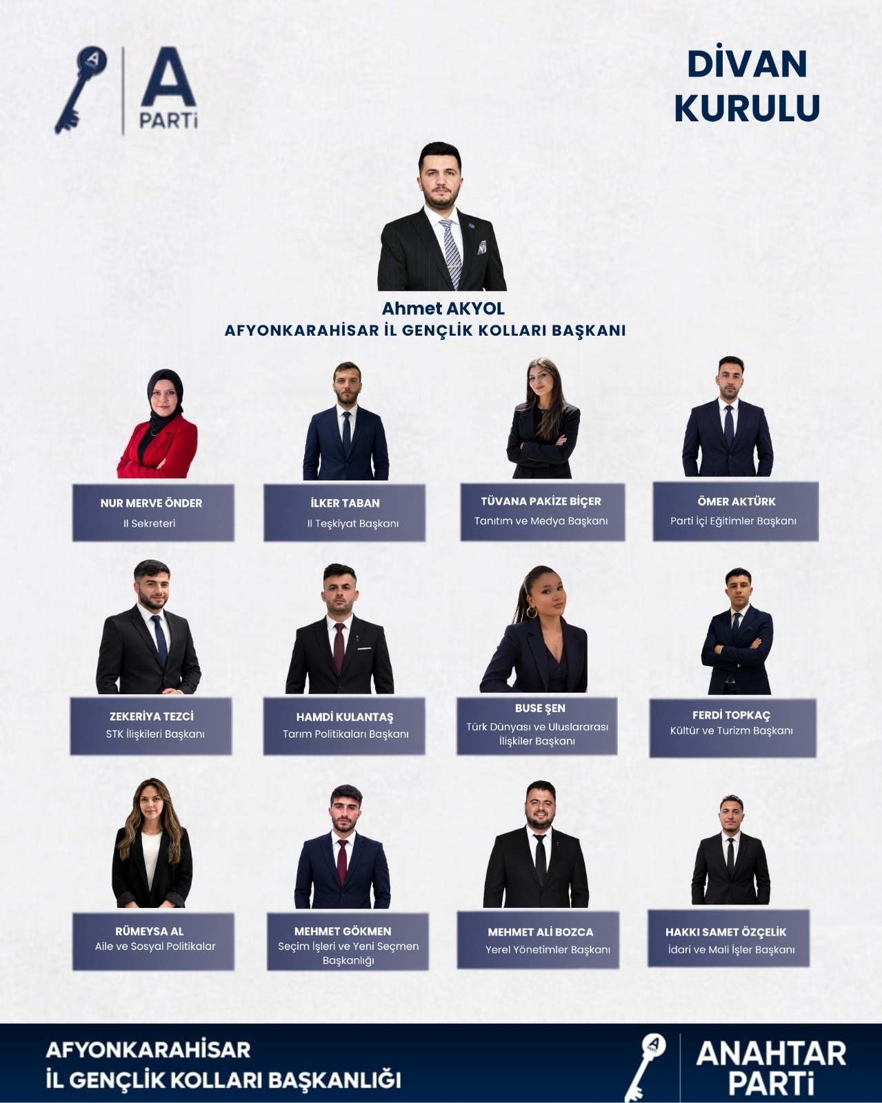 Anahtar Parti İl Gençlik Kolları Divan Kurulu Oluşturuldu