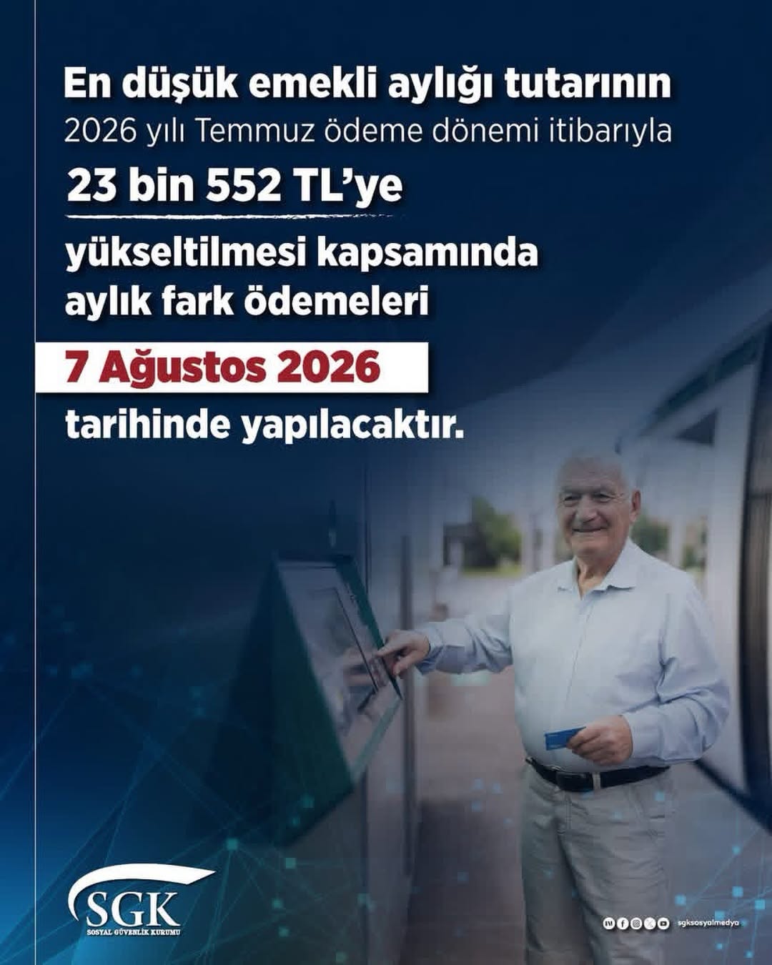 Emekli Fark Ödemeleri 7 Ağustos Cuma Günü Yapılacak