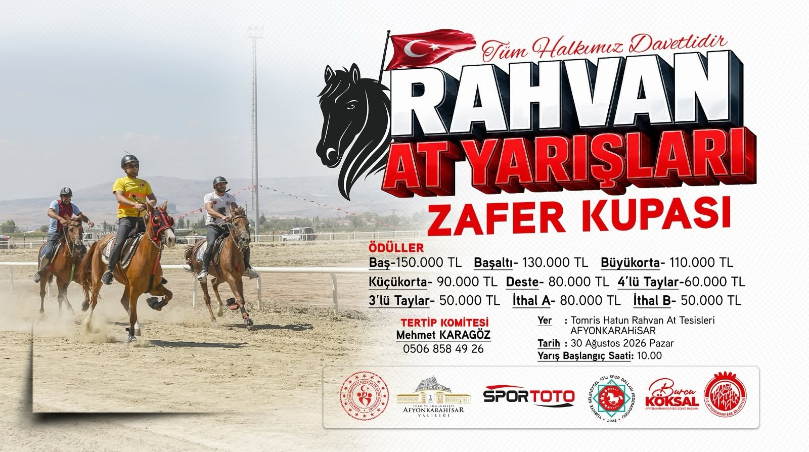Rahvan At Yarışları Zafer Kupası Düzenlenecek