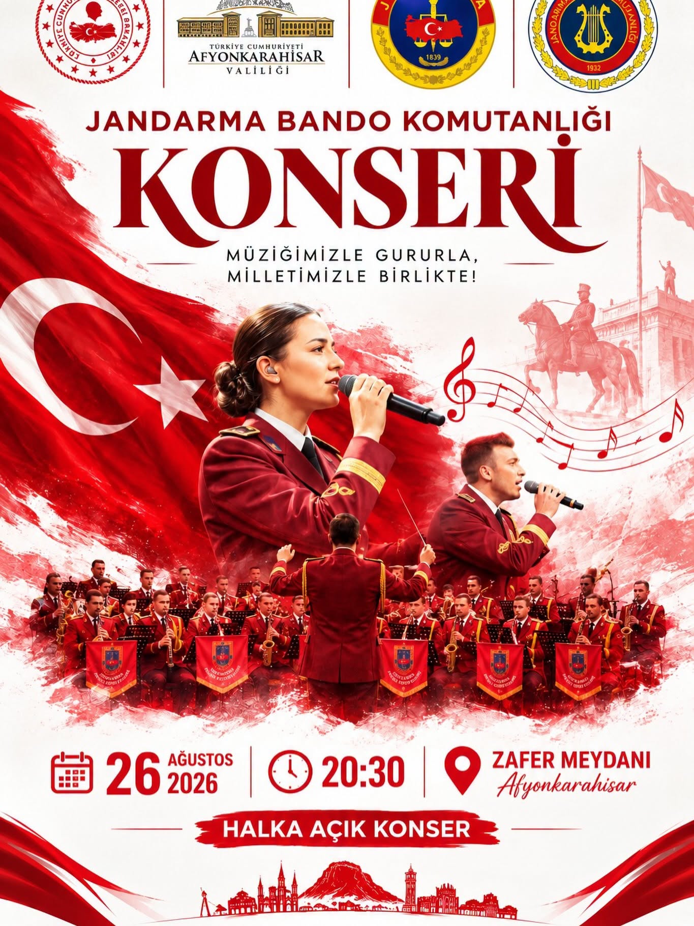 Jandarma Bandosu Konser Verecek