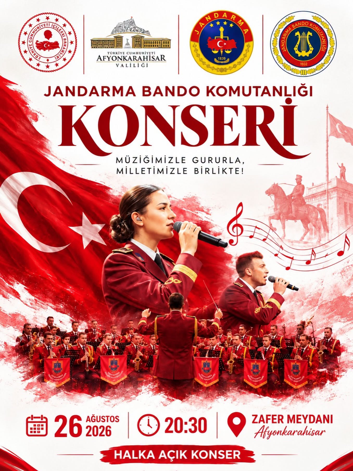 Zaferin Şehri Afyonkarahisar’da Bu Akşam Tarih İle Müzik Buluşuyor