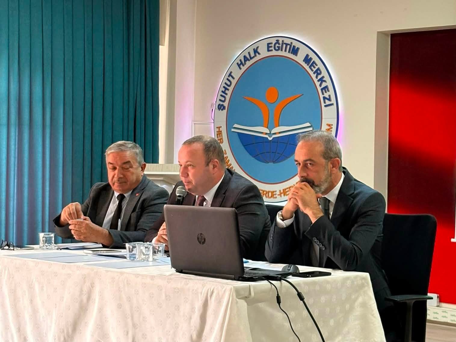 Şuhut Kaymakamı Eser Başkanlığında Önemli Toplantı