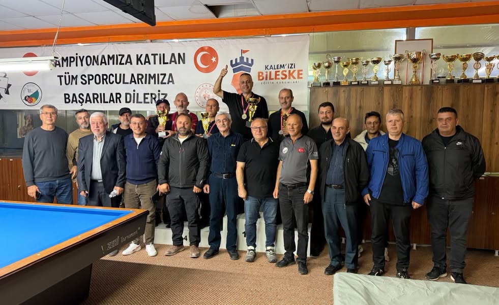AFYON’DA BİLARDO ŞAMPİYONLARI BELLİ OLDU