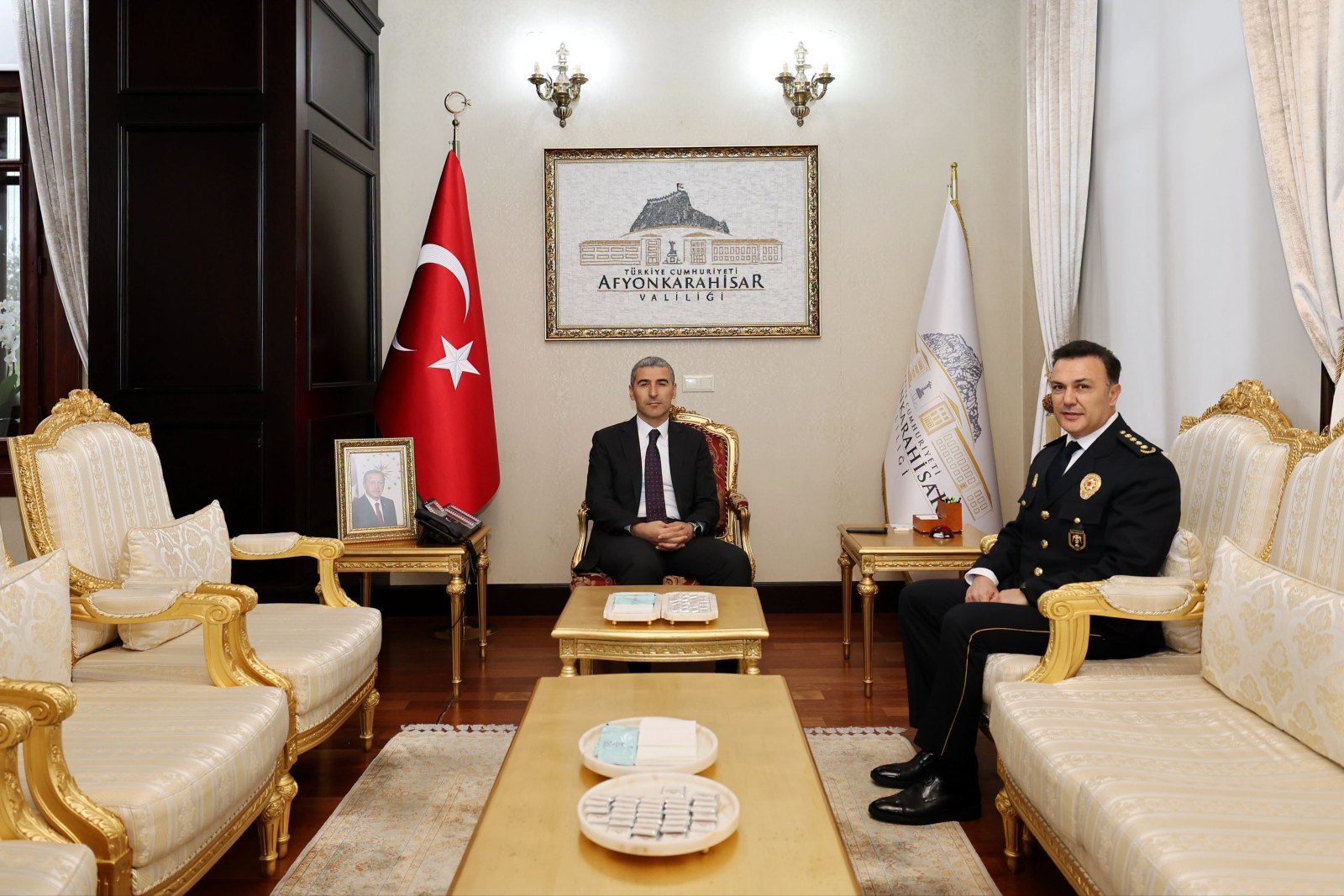 Demirtola, İlk Ziyaretini Vali Aktaş'a Yaptı