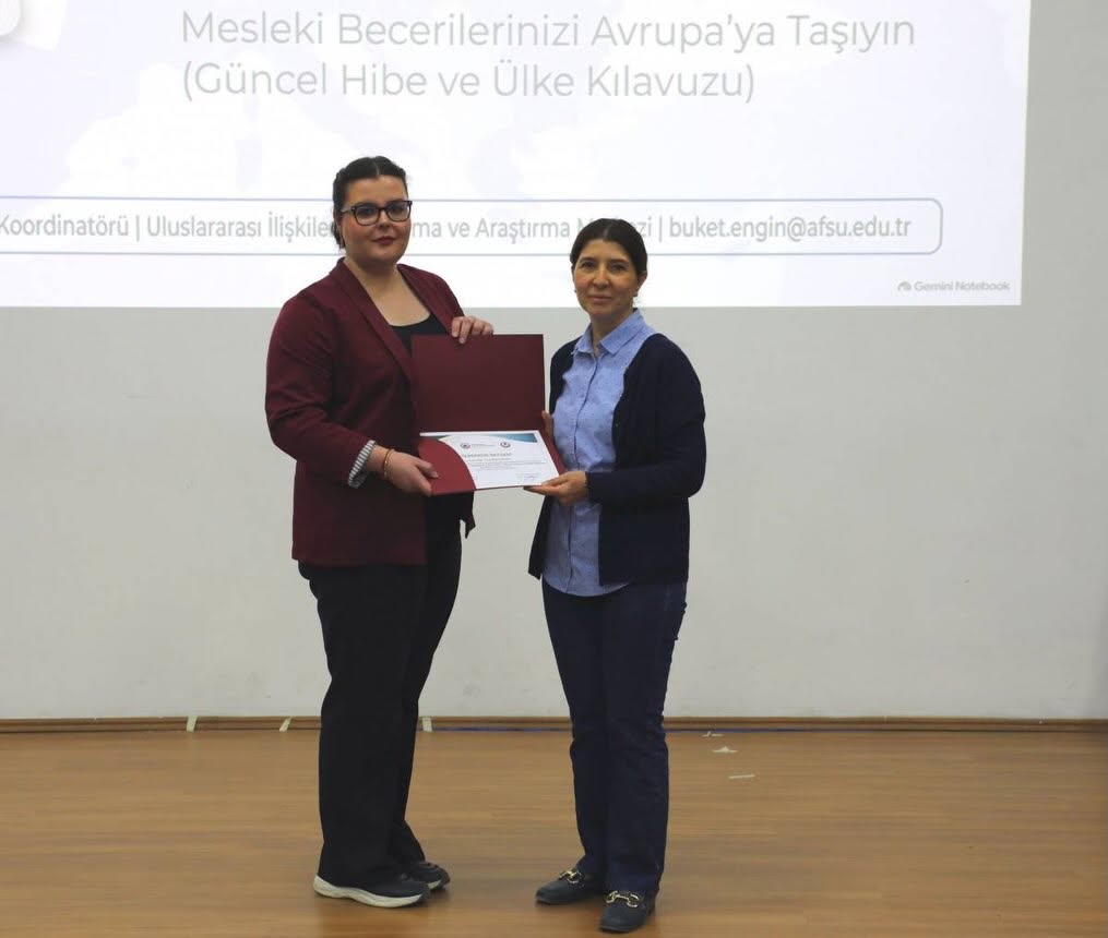 AFSÜ ÖĞRENCİLERİNE ERASMUS+ BİLGİLENDİRMESİ