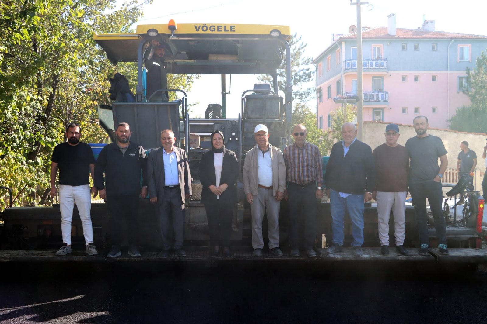 İscehisar'da Sıcak Asfalt Çalışmaları