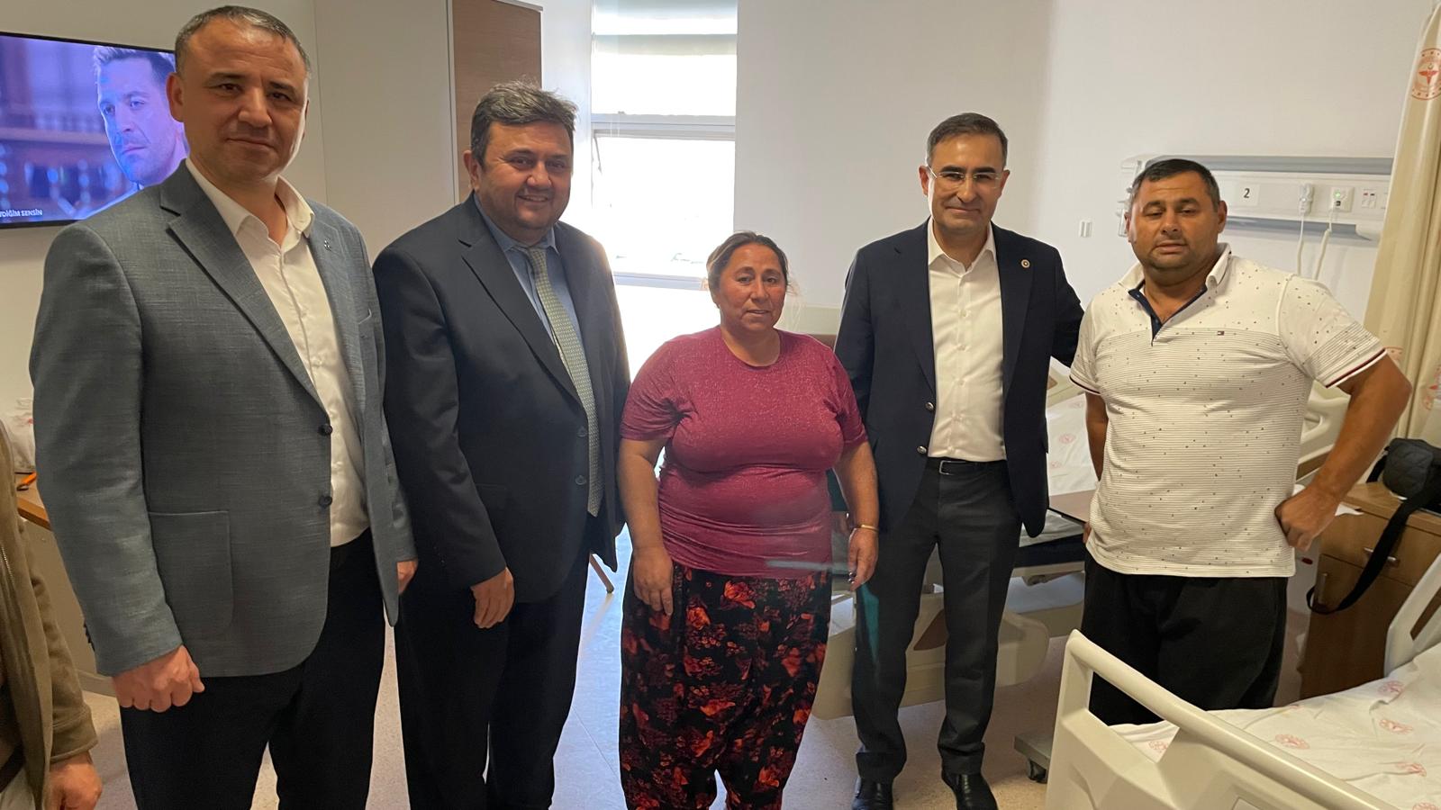 Hekim Milletvekili Yangın Bölgesinde Vatandaşa İlk Müdahaleyi Yaptı